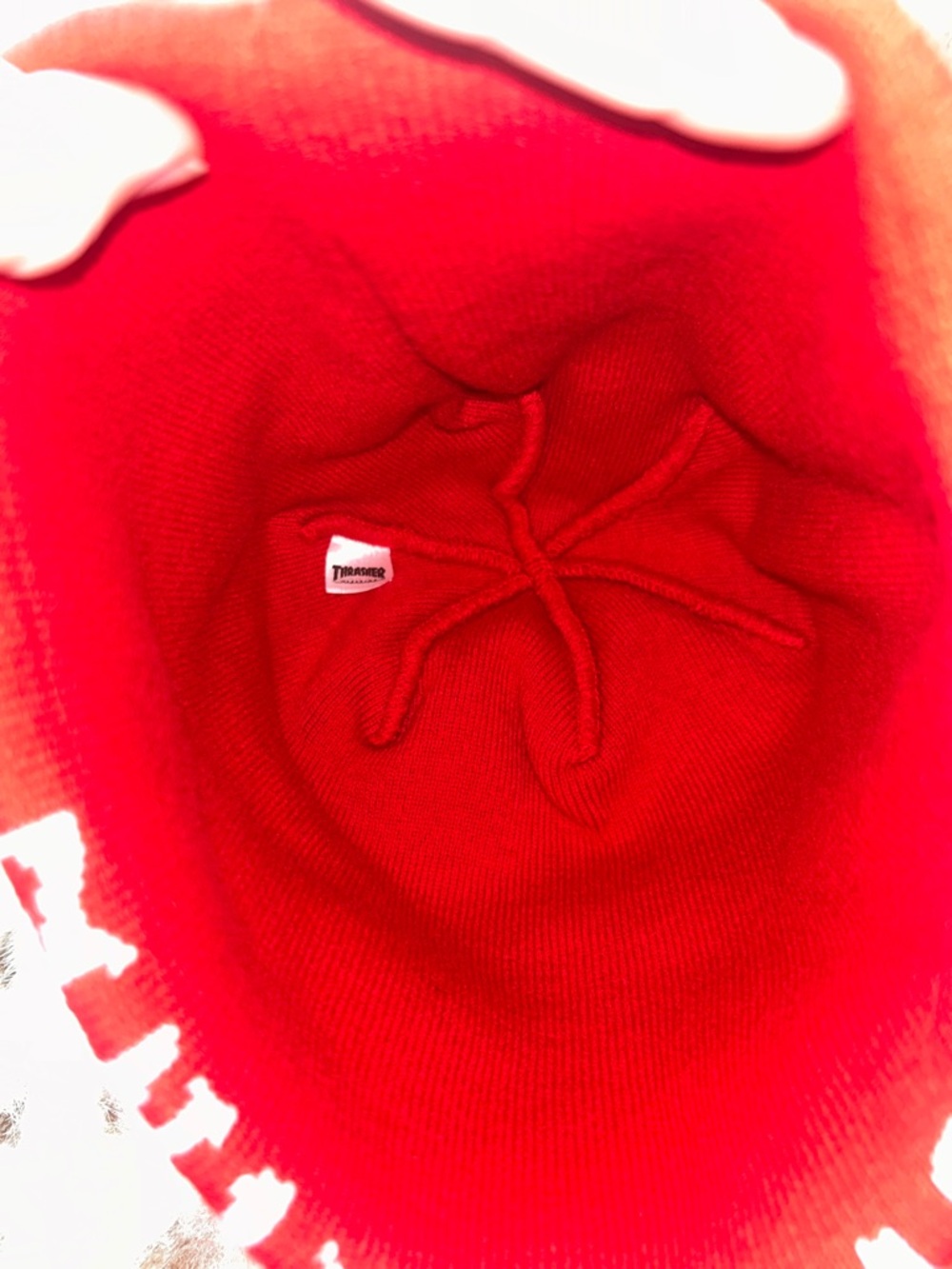 Thrasher Fire Outlined Skully Beanie -EUC- - Picture 3 of 9